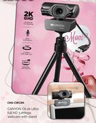Canyon C6 2K Ultra Full HD 3.2 Mega Webcam With Stand CNS-CWC6N