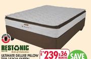 Restonic Ultimate Deluxe Pillow Top Queen Base Set-152cm