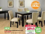 7 Piece Roma Diningroom Suite With Server