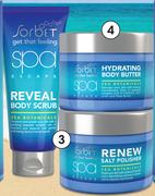 Sorbet Spa Escape Body Scrub 200gm Or Salt Polisher 250gm-Each