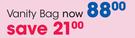 Clicks Pink Dot Vanity Bag