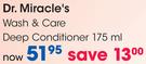 Dr. Miracle's Wash & Care Deep Conditioner-175ml