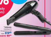 Safeway Hairdryer & Straightener Set