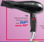 ETI Professional Turbo Hairdryer 3400XP