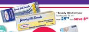 Beverly Hills Formula Toothpaste-75ml Each