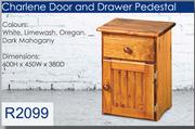 Charlene Door And Drawer Pedestal