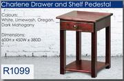 Charlene Drawer And Shelf Pedestal