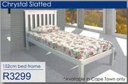 Chrystal Slatted 152Cm Bed Frame