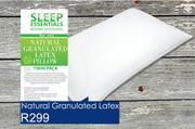 Sleep Essentials Natural Granulated Latex Pillow