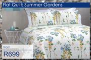 Flat Quilt: Summer Gardens