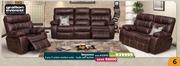 Grafton Everest Beyonce 3 Pce 5 Action Kudu Calf Leather Motion Suite