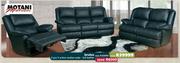 Motani Motion Brutus 3 Pce 5 Action Full Leather Motion Suite