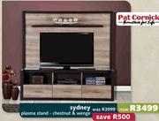 Sydney Plasma Stand Chestnut & Wenge