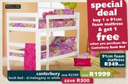 Canterbury 91Cm Foam Mattress-Each