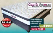 Capt'n Snooze Orthopaedic Backmaster Queen Base Set