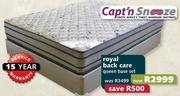 Capt'n Snooze Royal Back Care Queen Base Set