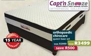 Capt'n Snooze Orthopaedic Chirocare Queen Base Set