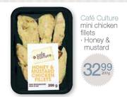 Cafe Culture Mini chicken Fillets Honey & Mustard-200g