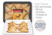 Cafe Culture Mini Samoosas Mince, Chicken, Cheese & Onion-250g each