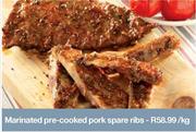Marinated Pre-Cooked Pork Spare Ribs-per kg