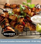Gourmet Sosaties Chicken/Beef/Pork-100g