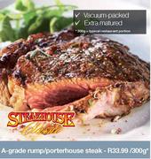 A-Grade Rump/Porterhouse Steak-300g