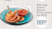 Black Tiger Prawns (Approx. 60-80 prawns per 800g)-800g