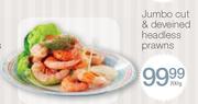 Jumbo Cut & Deveined Headless Prawns-700g