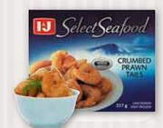 I&J Select Seafood Frozen Crumbled Prawn Tails-227G