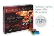 Famous Names Liqueur-Filled Chocolates