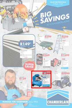 Chamberlains : Big Savings (21 Mar - 7 Apr 2019), page 1