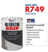Dulux 20L Rockgrip Plaster Primer(R4141320)