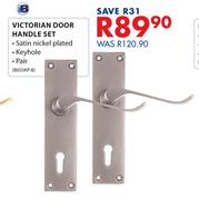 Victorian Door Handle Set(B6SSKP-B)