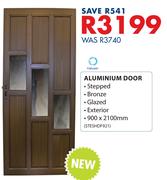 Valuwin Aluminium Door 900X2100mm(STESHDF921)