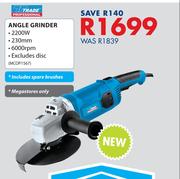 Trade Angle Grinder Including Spare Brushes MCOP1567