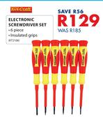 Tork Craft 6 Piece Insulated Grips Electronic Screwdriver Set KT2106