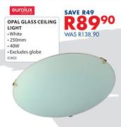 Eurolux Opal Glass Ceiling Light C402