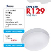 Eurolux LED Small 320mm Ceiling Fitting CF017 