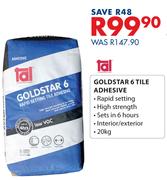 Tal 20Kg Goldstar 6 Tile Adhesive