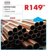 Copper Tube Class 0 15mmX5.5m-Each