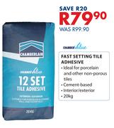 Chamber Value 20Kg Fast Setting Tile Adhesive