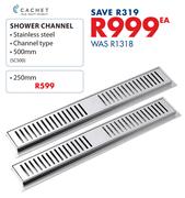 Cachet Shower Channel 500mm