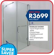 Frameless Shower