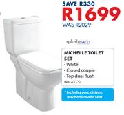 Splashworks Michelle Toilet Set