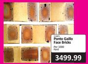 Ponto Gaillo Face Bricks-Per 1000
