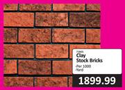 Clay Stock Bricks-Per 1000