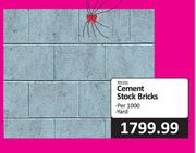 Cement Stock Bricks-Per 1000
