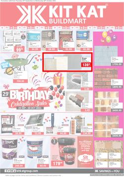 Kit Kat Cash And Carry : Build (23 September - 20 October 2021), page 1