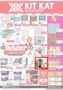 Kit Kat Cash And Carry : Build (23 September - 20 October 2021), page 1