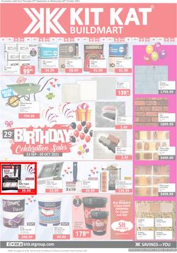 Kit Kat Cash And Carry : Build (23 September - 20 October 2021), page 1